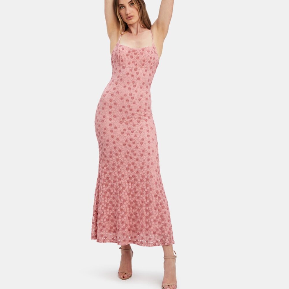Bardot Kiali Floral lace Midi Dress Size 4 Brand NEW